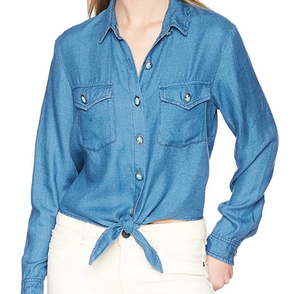 OFFER UNTIL 8/9! ON The Kooples Tencel Knot Shirt